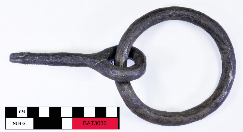 Ship's fittings artefact recovered from Batavia