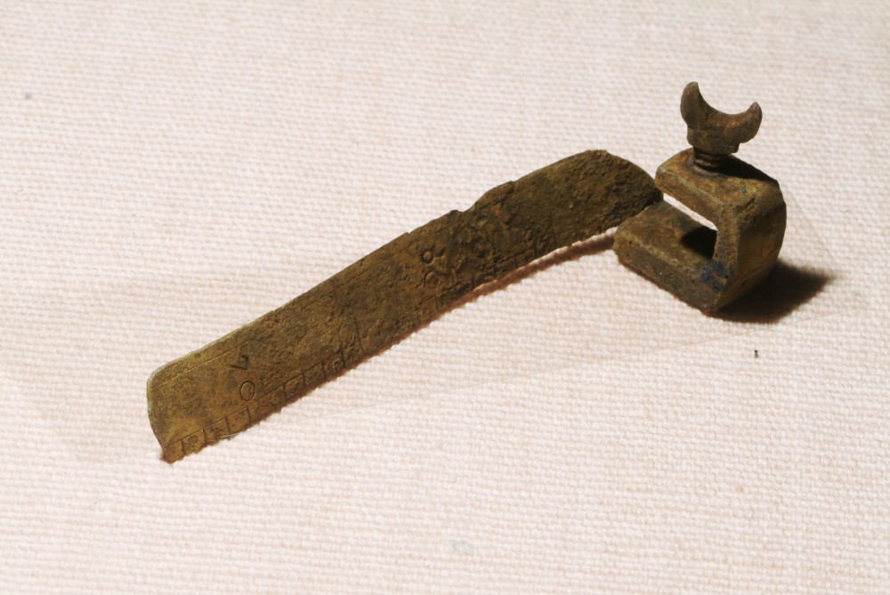 Copper/brass artefact recovered from Batavia