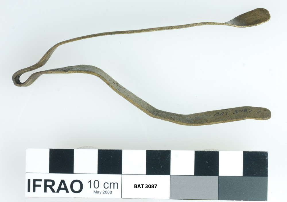 Copper/brass artefact recovered from Batavia