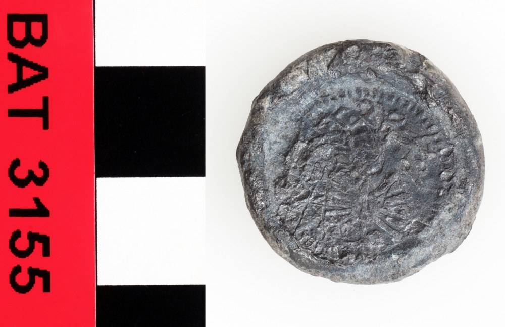BAT3155 Lead artefact recovered from Batavia