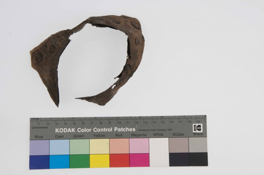 Copper/brass artefact recovered from Batavia