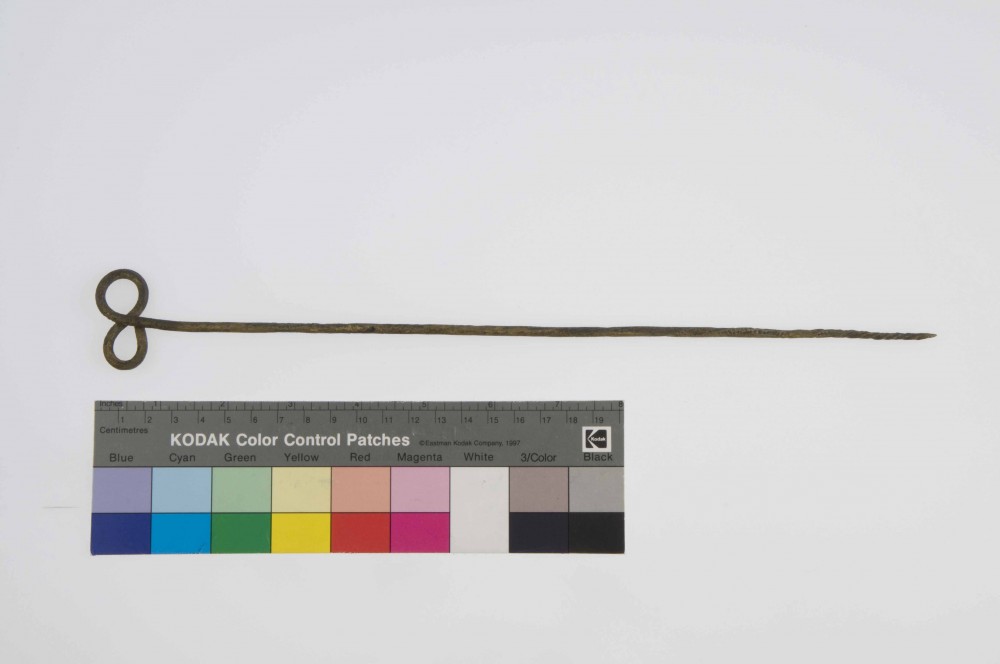 Copper/brass artefact recovered from Batavia