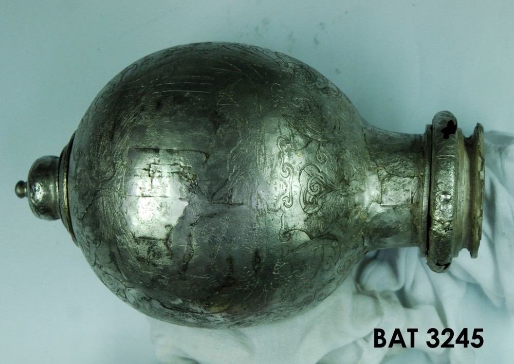 Silver artefact recovered from Batavia