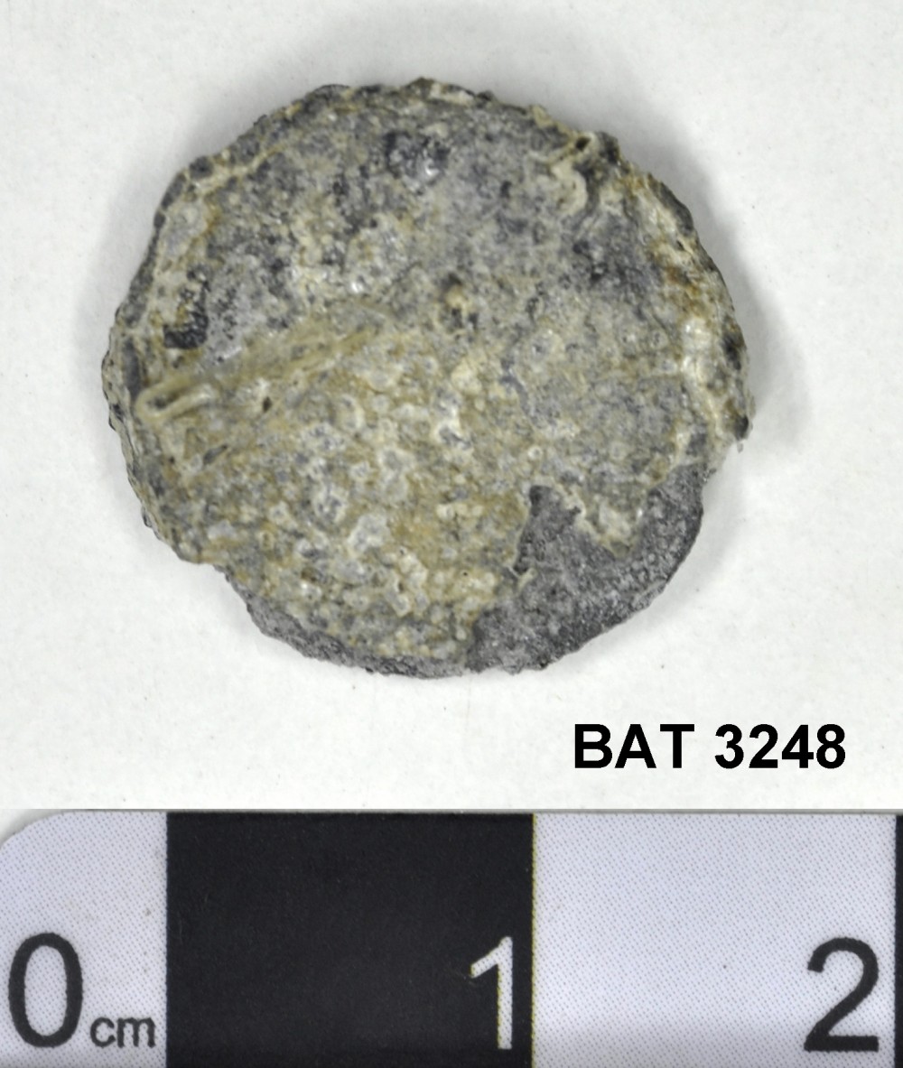 BAT3248 Lead artefact recovered from Batavia