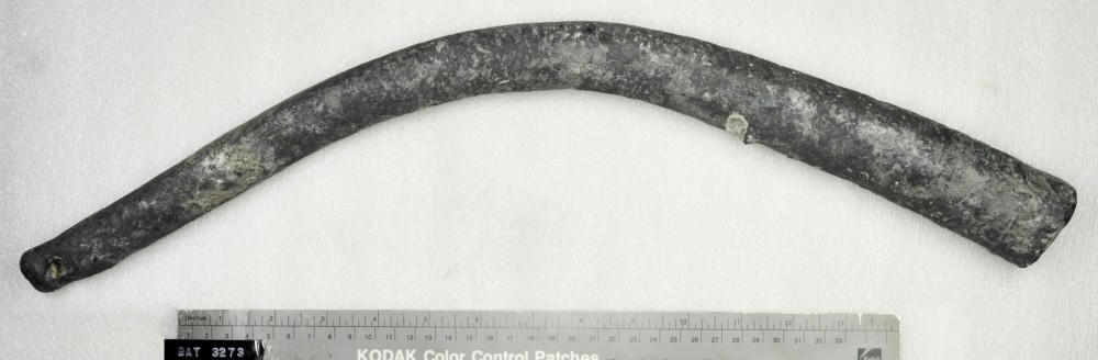 BAT3273 Lead artefact recovered from Batavia