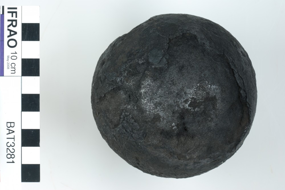 BAT3281 Armament artefact recovered from Batavia