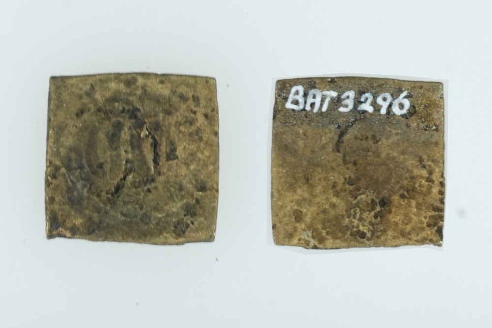 Copper/brass artefact recovered from Batavia