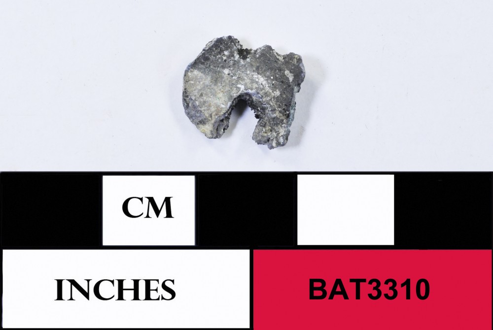 BAT3310 Copper/brass artefact recovered from Batavia