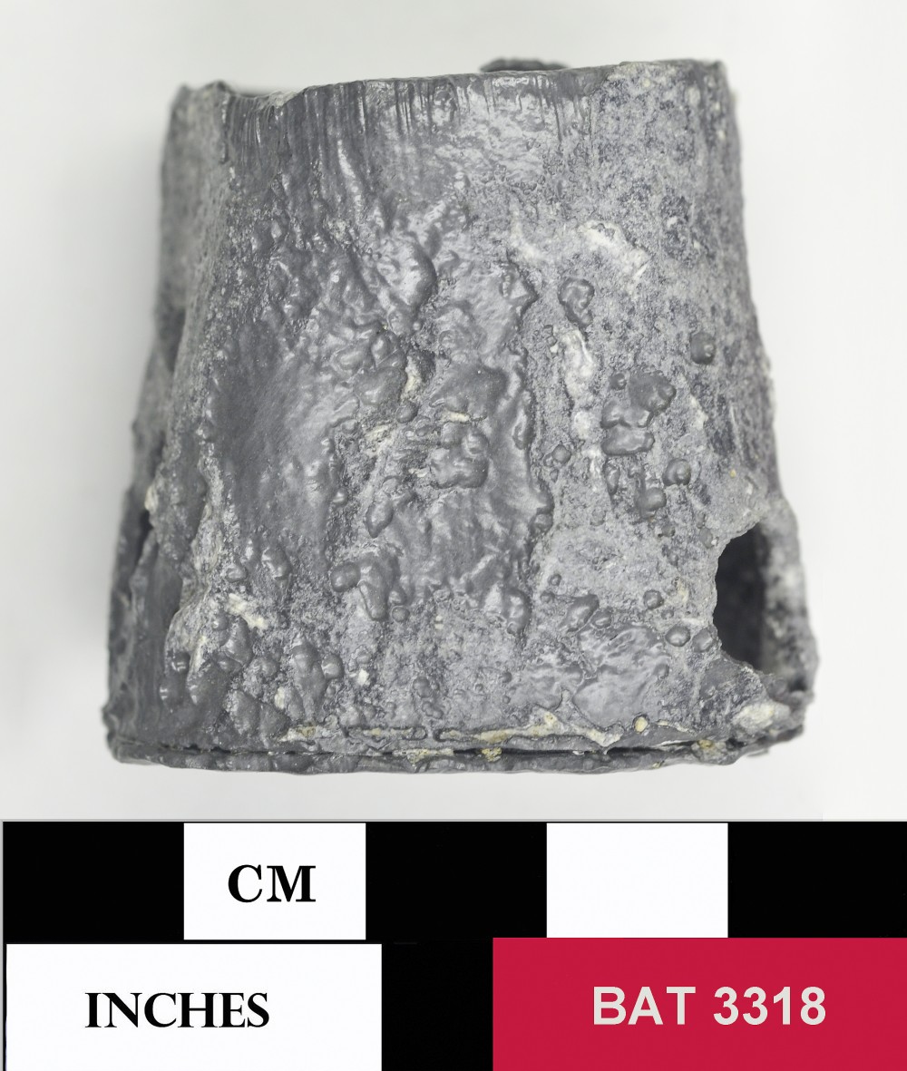 BAT3318 Lead artefact recovered from Batavia