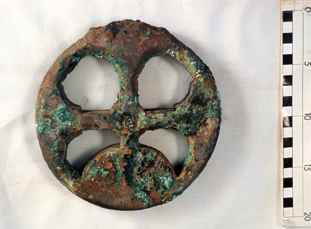 BAT3400 Bronze artefact recovered from Batavia