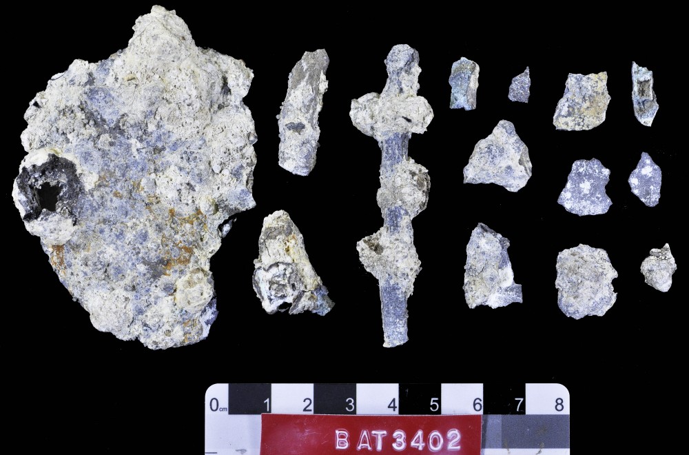 BAT3402 Pewter artefact recovered from Batavia