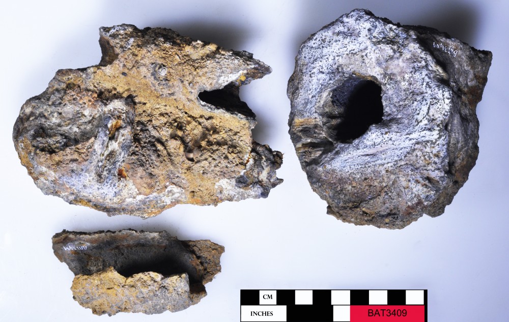 BAT3409 Ship's fittings artefact recovered from Batavia