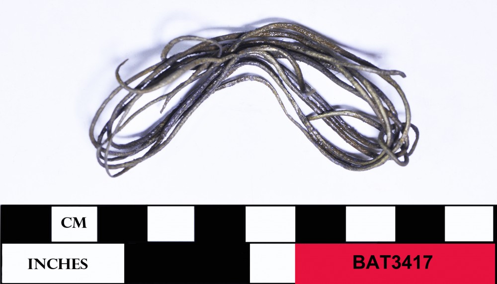 Copper/brass artefact recovered from Batavia