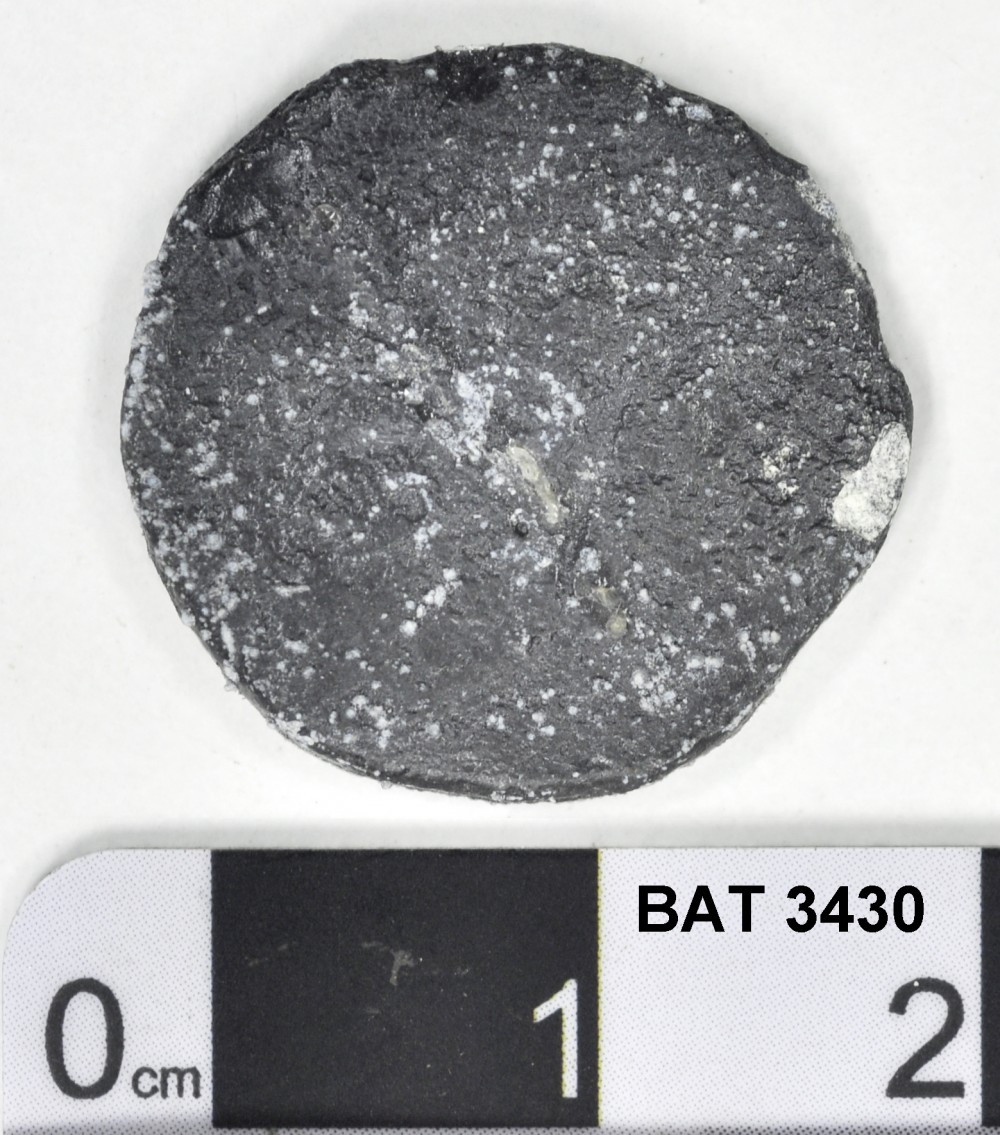 BAT3430 Lead artefact recovered from Batavia