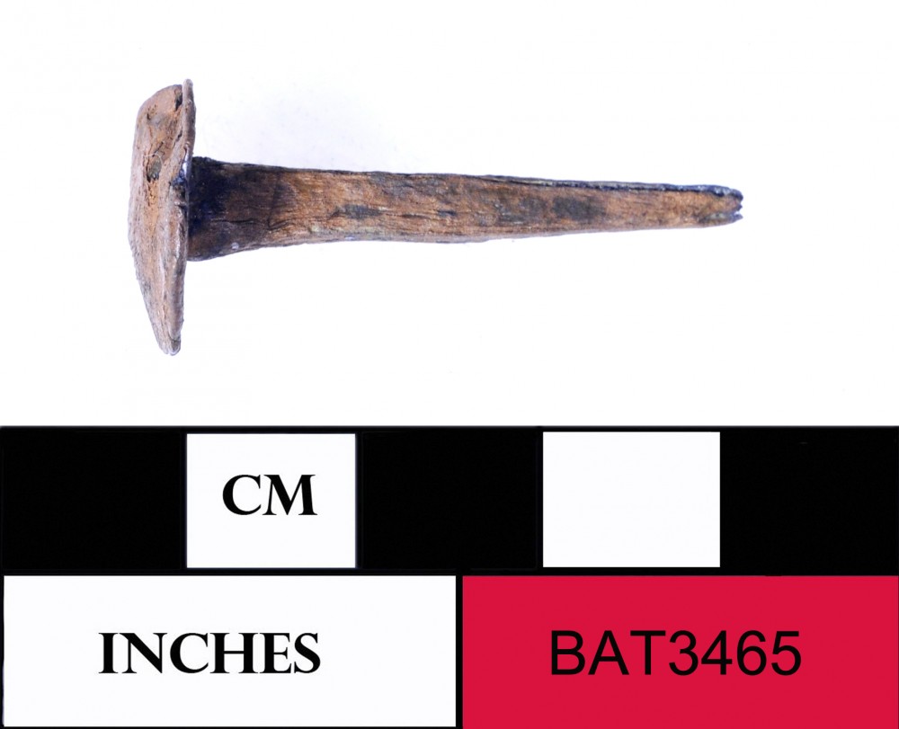 BAT3465 Copper/brass artefact recovered from Batavia