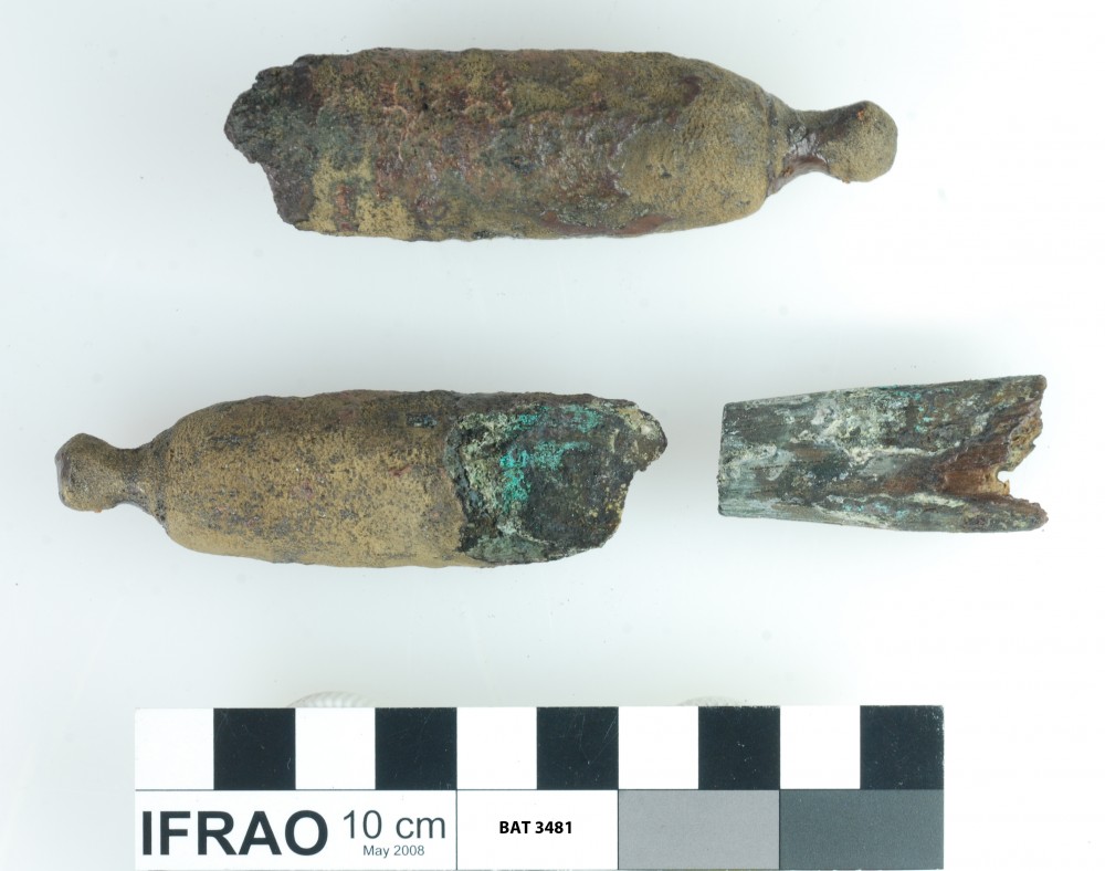 Copper/brass artefact recovered from Batavia