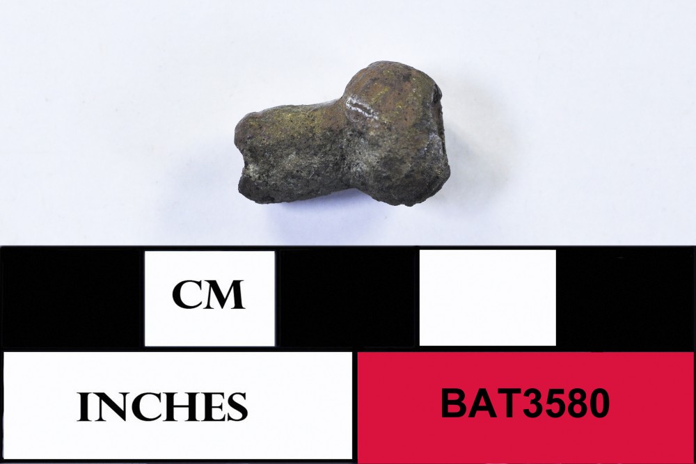 BAT3580 Copper/brass artefact recovered from Batavia