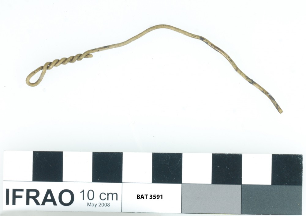 Copper/brass artefact recovered from Batavia
