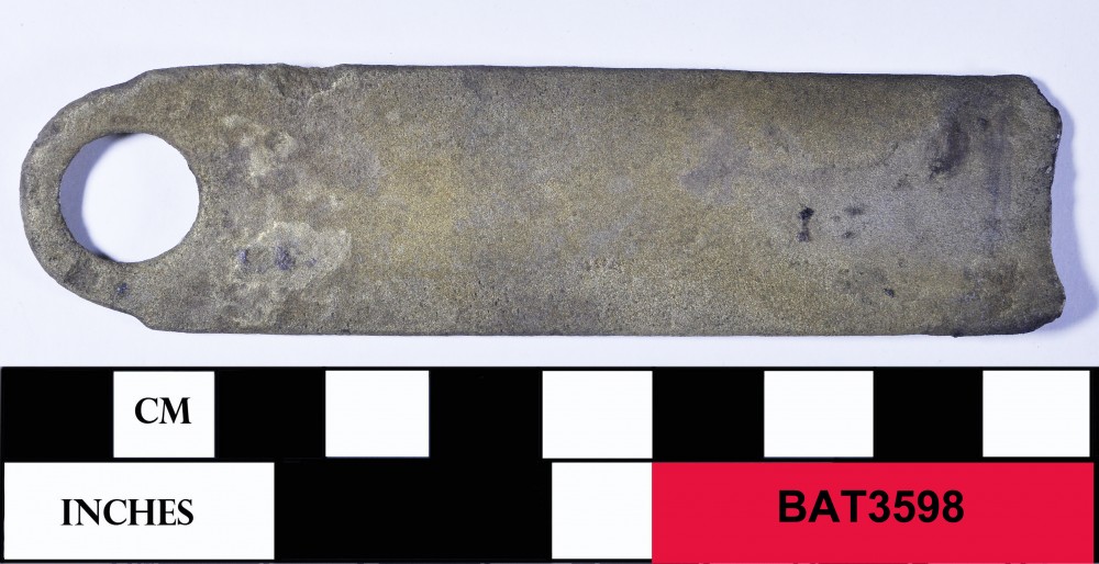 Copper/brass artefact recovered from Batavia