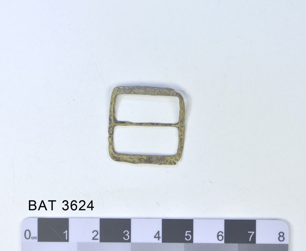 BAT3624 Copper/brass artefact recovered from Batavia