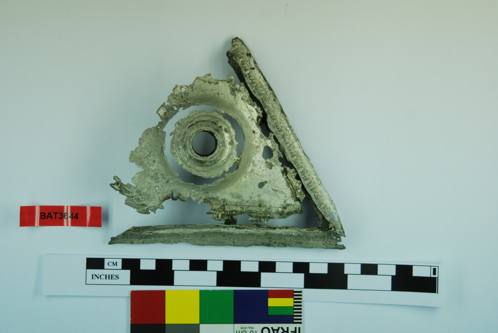 Silver artefact recovered from Batavia