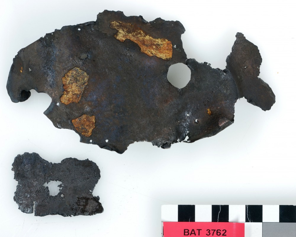 BAT3762 Copper/brass artefact recovered from Batavia