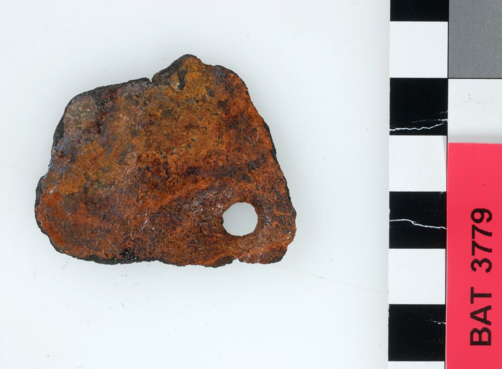 BAT3779 Copper/brass artefact recovered from Batavia