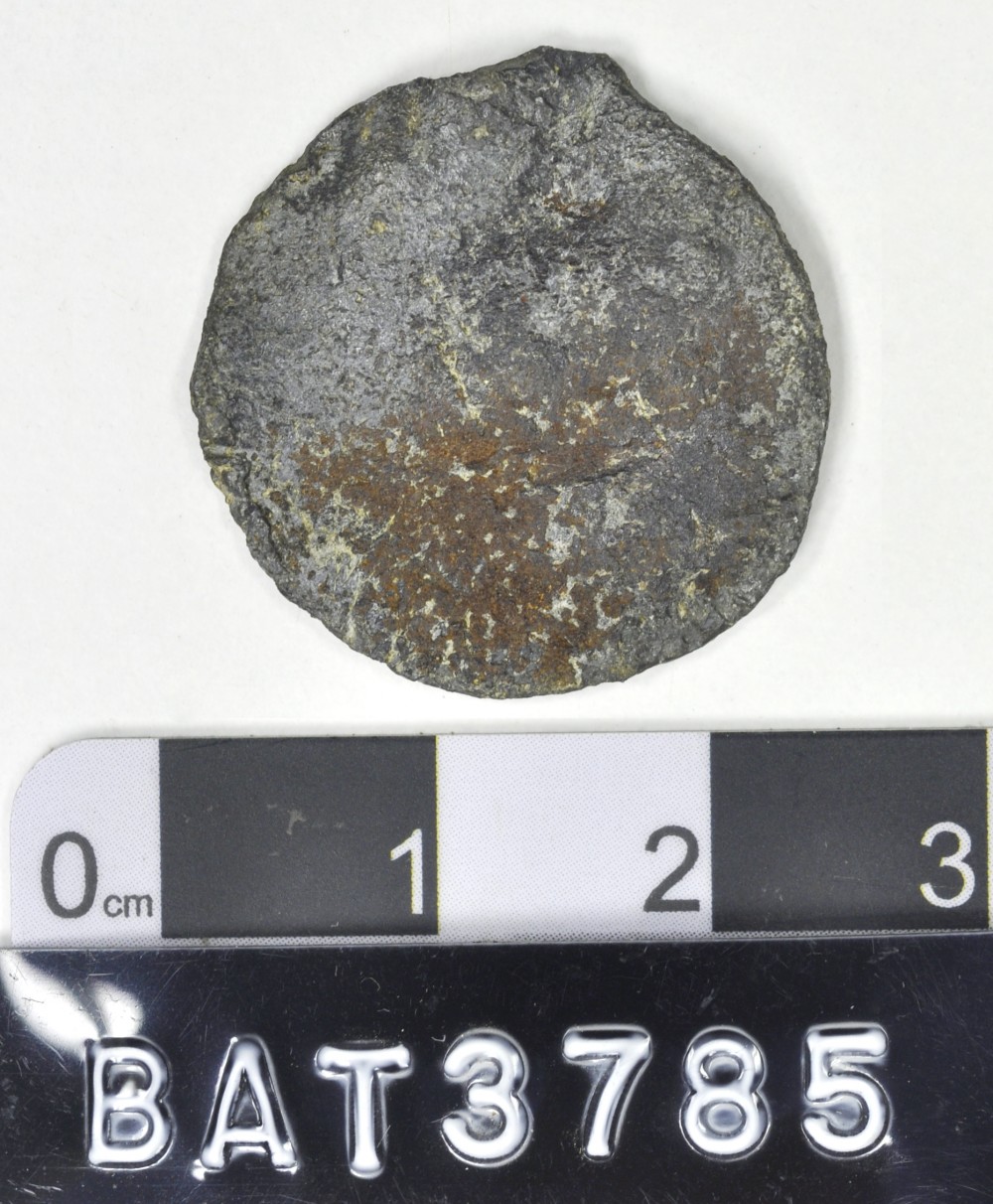 BAT3785 Lead artefact recovered from Batavia
