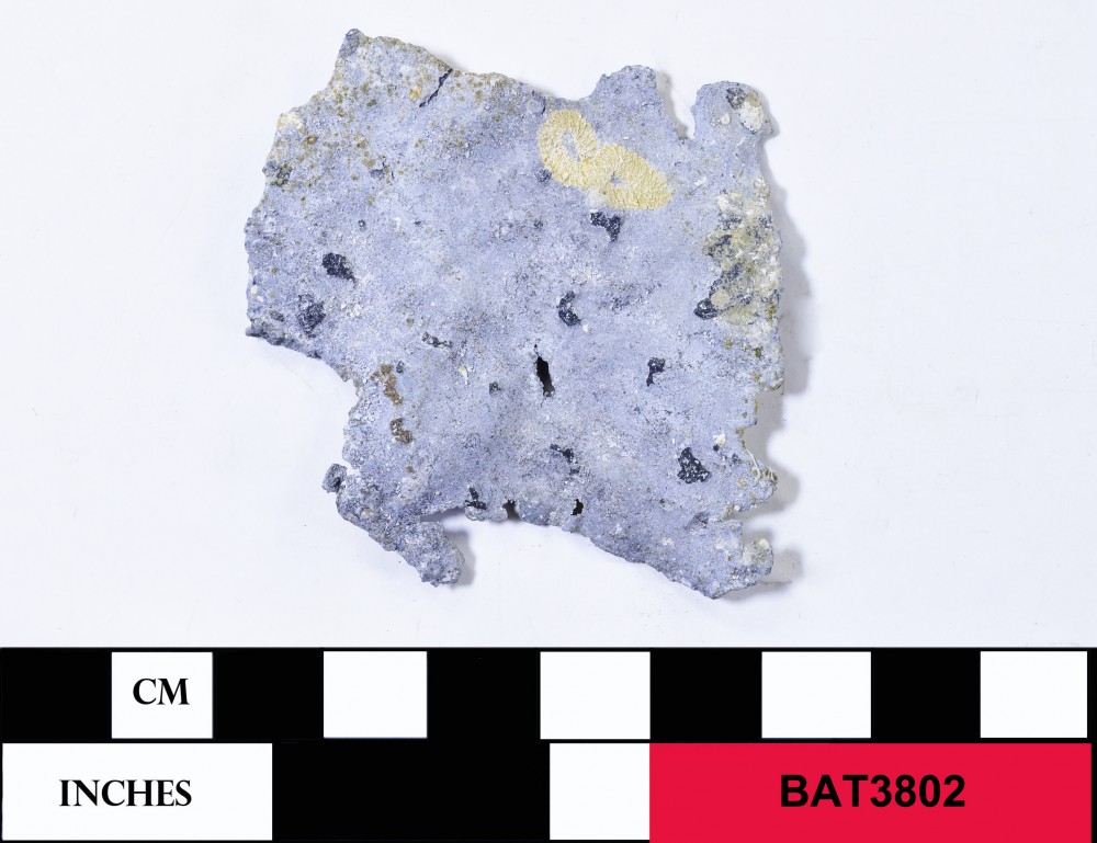 Lead artefact recovered from Batavia