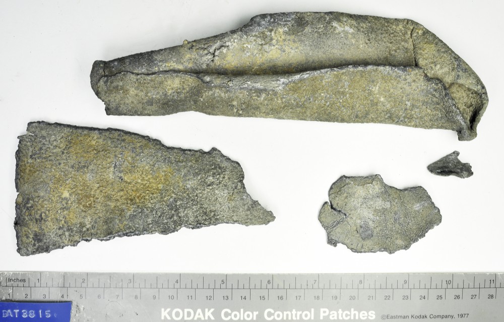 Lead artefact recovered from Batavia