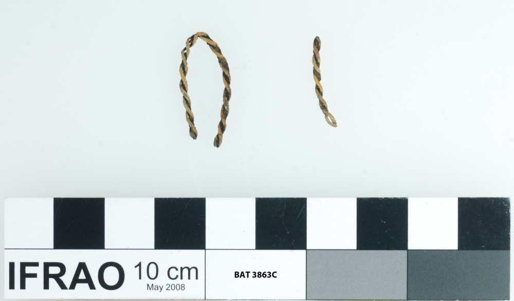 Copper/brass artefact recovered from Batavia