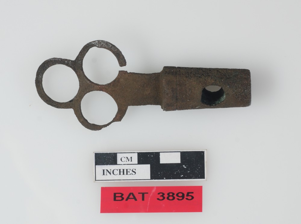 Copper/brass artefact recovered from Batavia