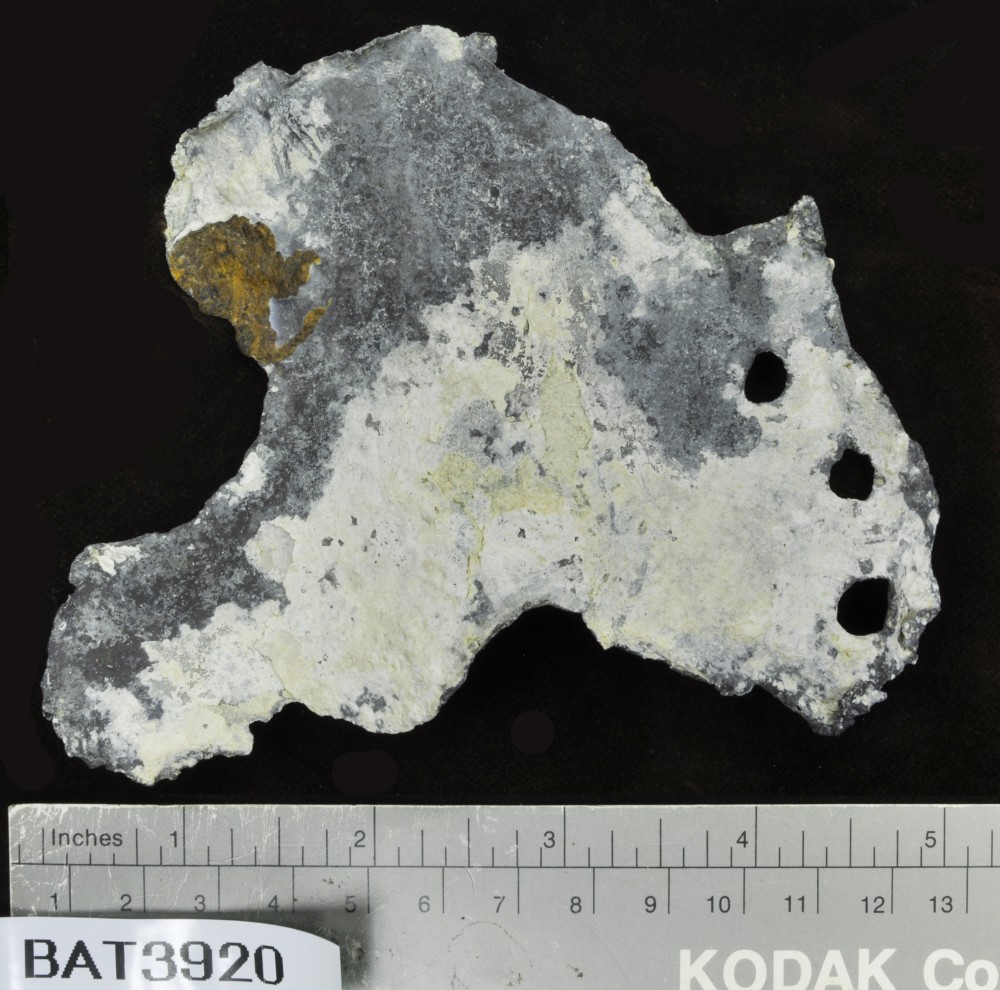Lead artefact recovered from Batavia