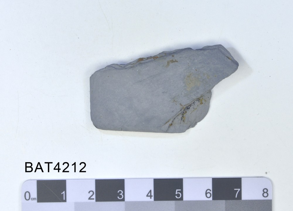BAT4212 Slate artefact recovered from Batavia