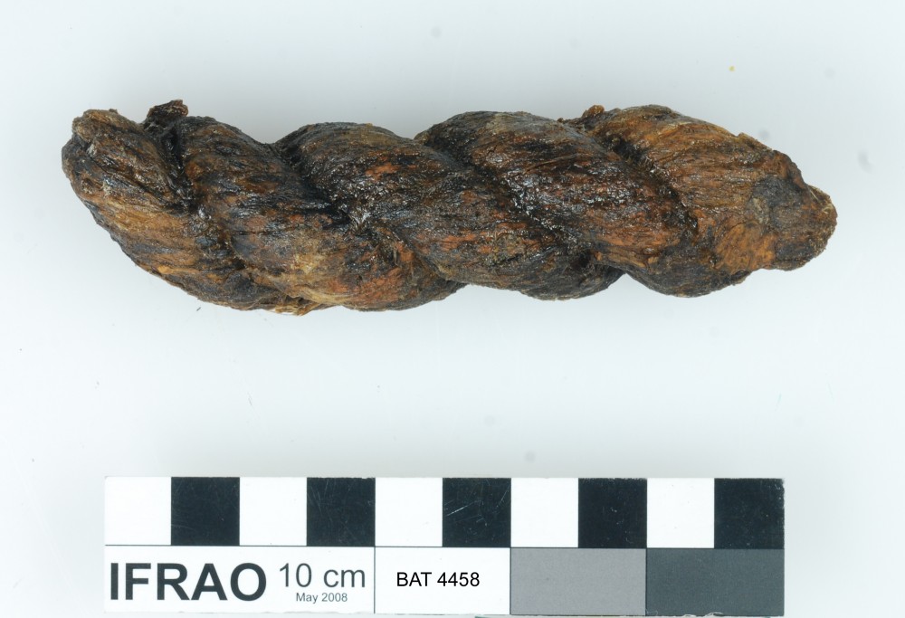 Rope/leather/etc. artefact recovered from Batavia