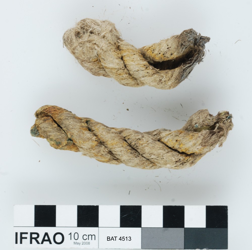 Rope/leather/etc. artefact recovered from Batavia