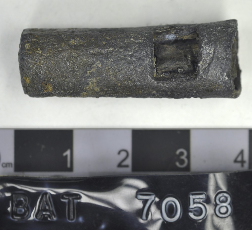 BAT7058 Lead artefact recovered from Batavia