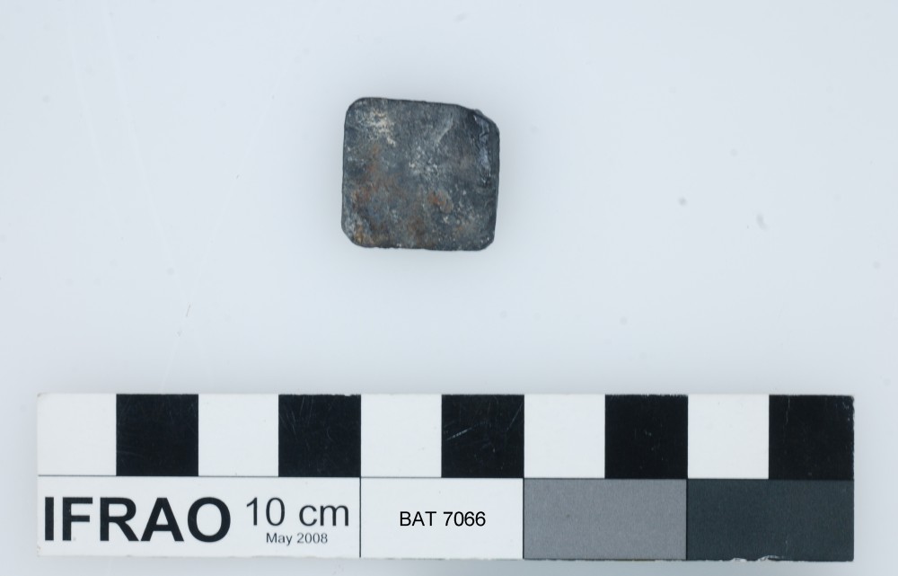 Lead artefact recovered from Batavia
