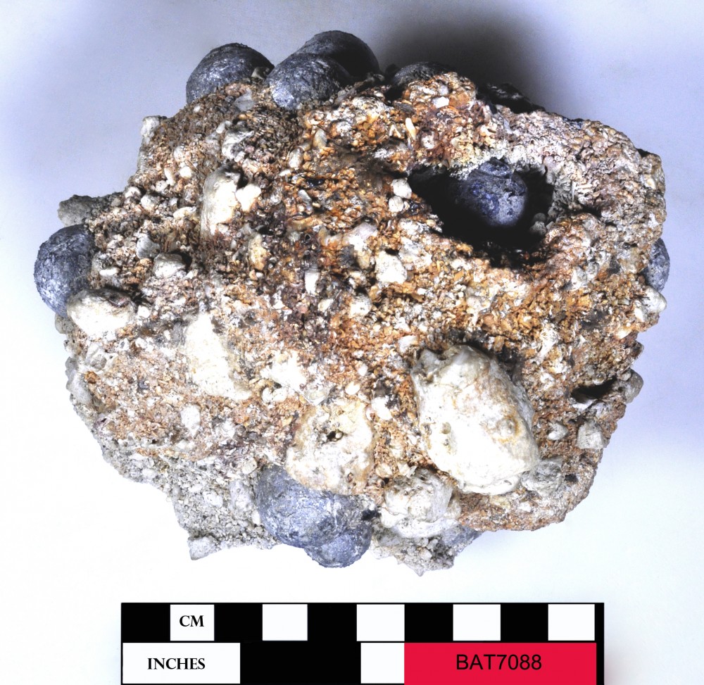 BAT7088 Lead artefact recovered from Batavia