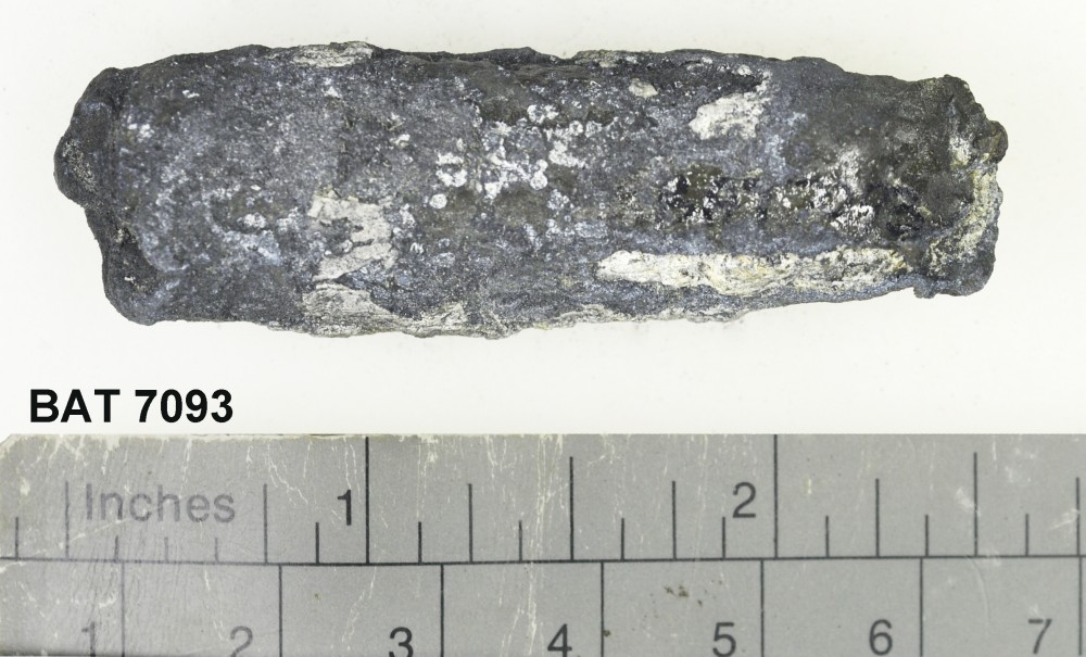 BAT7093 Lead artefact recovered from Batavia