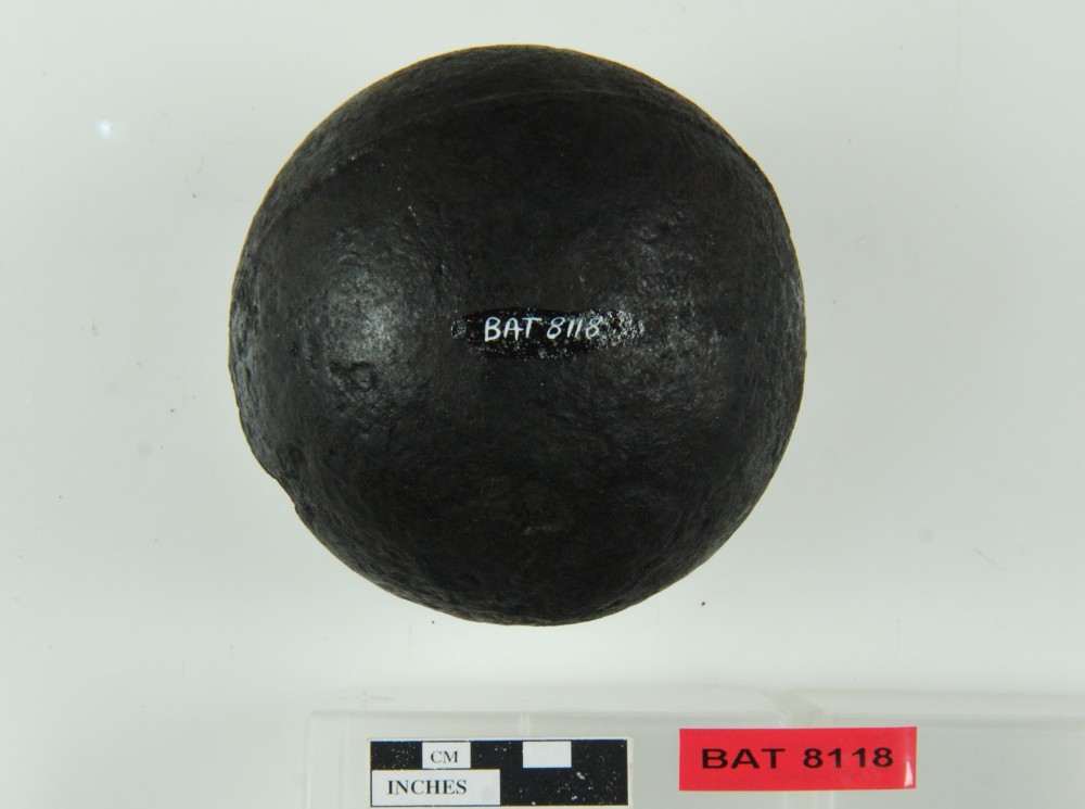 BAT8118 Armament artefact recovered from Batavia