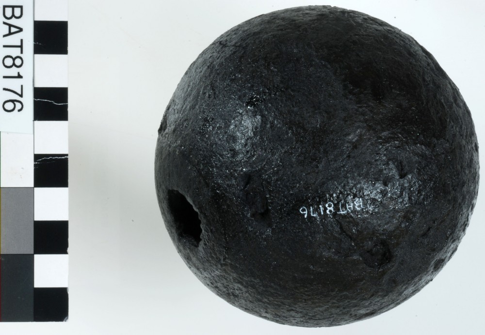 BAT8176 Armament artefact recovered from Batavia
