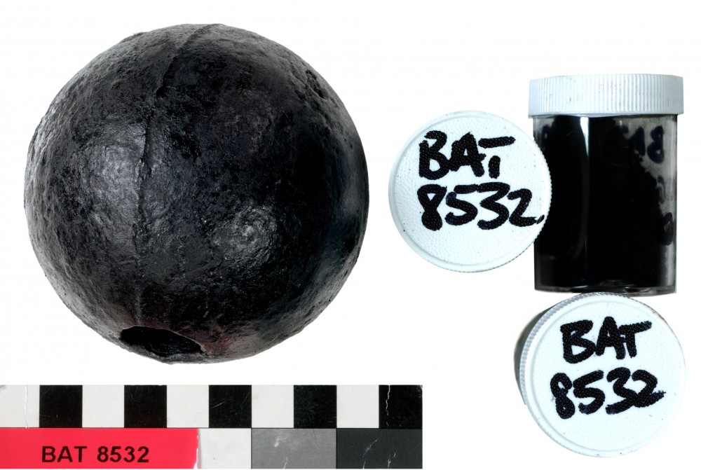 BAT8532 Armament artefact recovered from Batavia