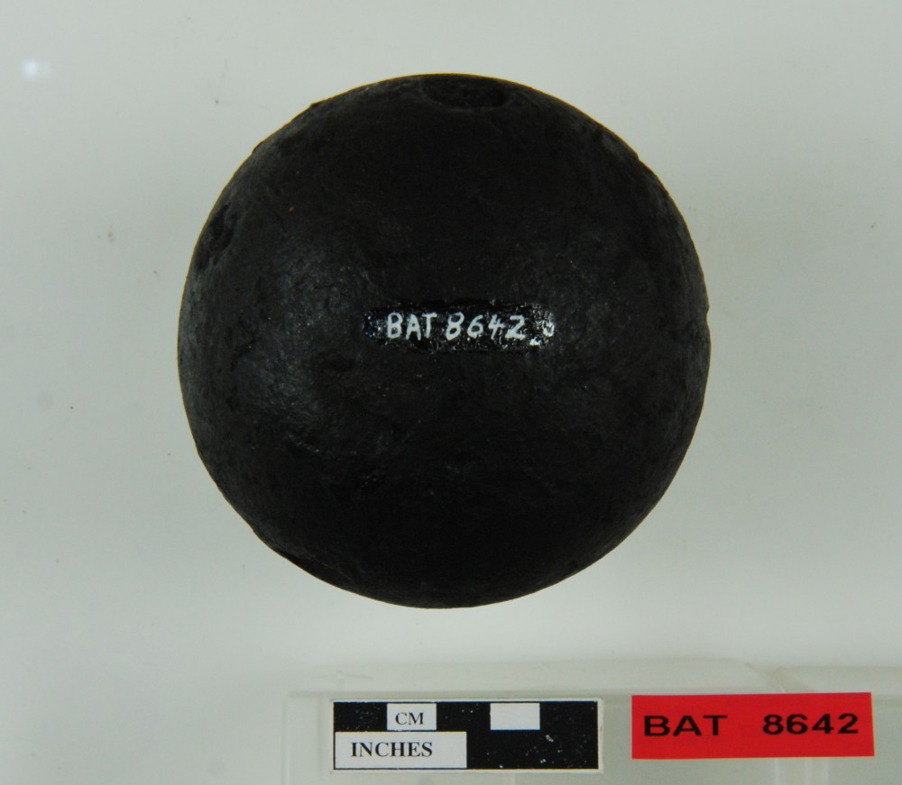 BAT8642 Armament artefact recovered from Batavia