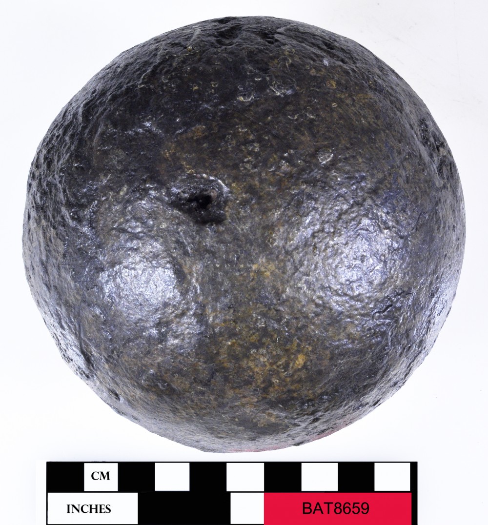 BAT8659 Armament artefact recovered from Batavia