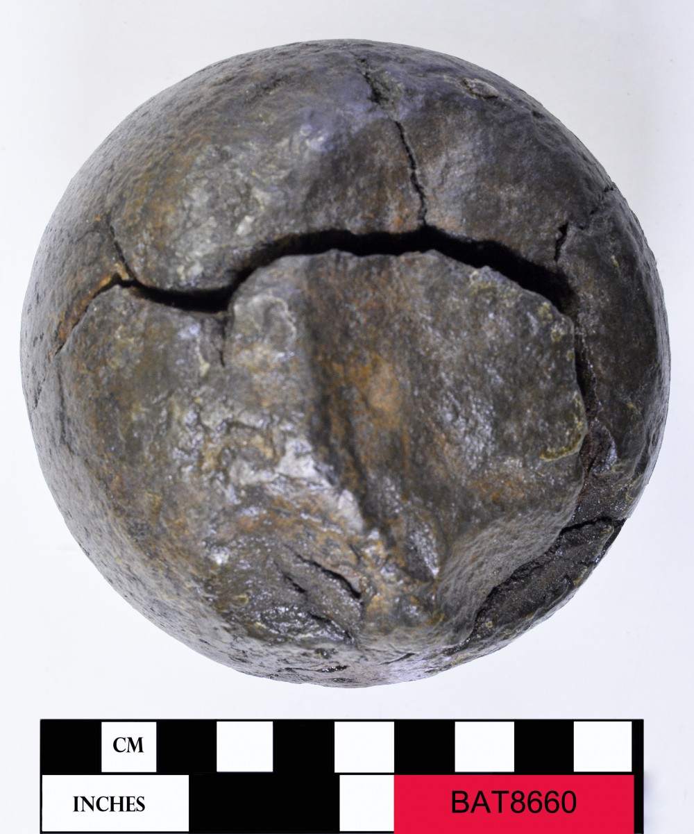 BAT8660 Armament artefact recovered from Batavia