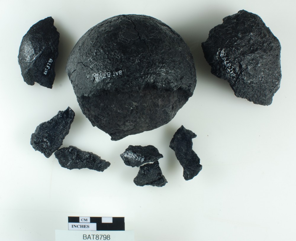 BAT8798 Armament artefact recovered from Batavia