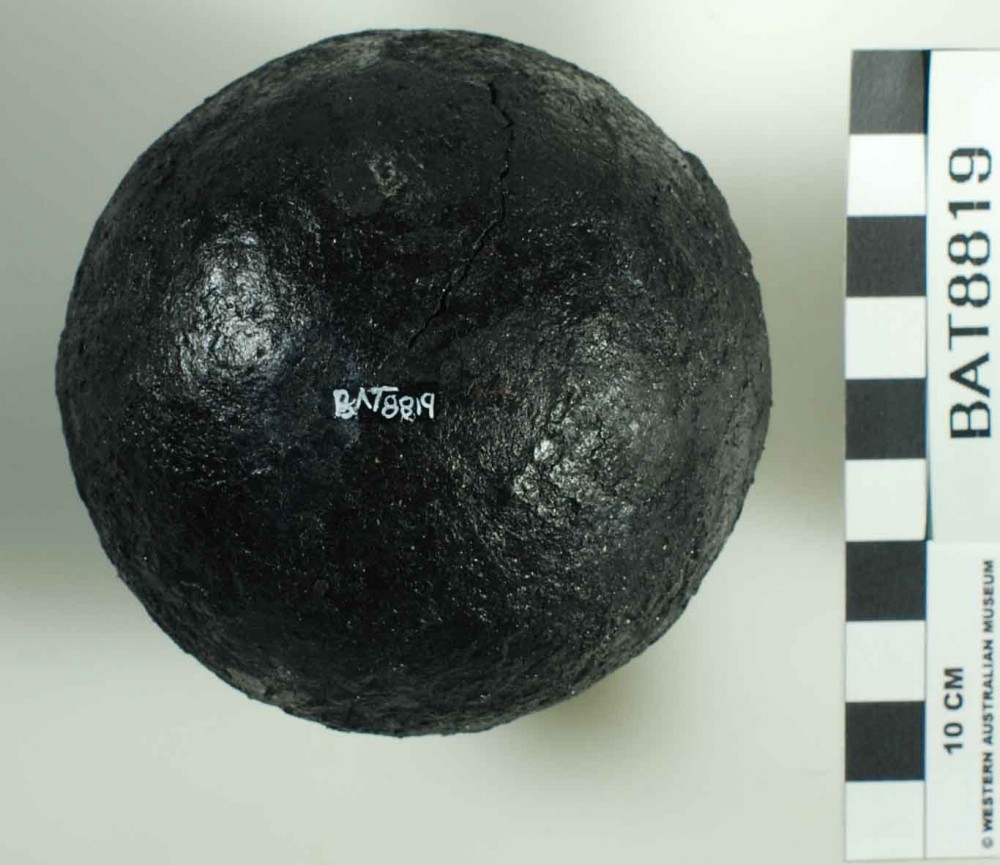 BAT8819 Armament artefact recovered from Batavia