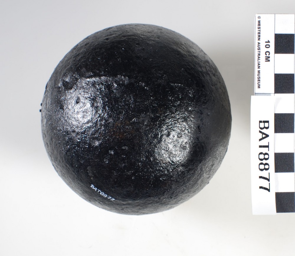 BAT8877 Armament artefact recovered from Batavia