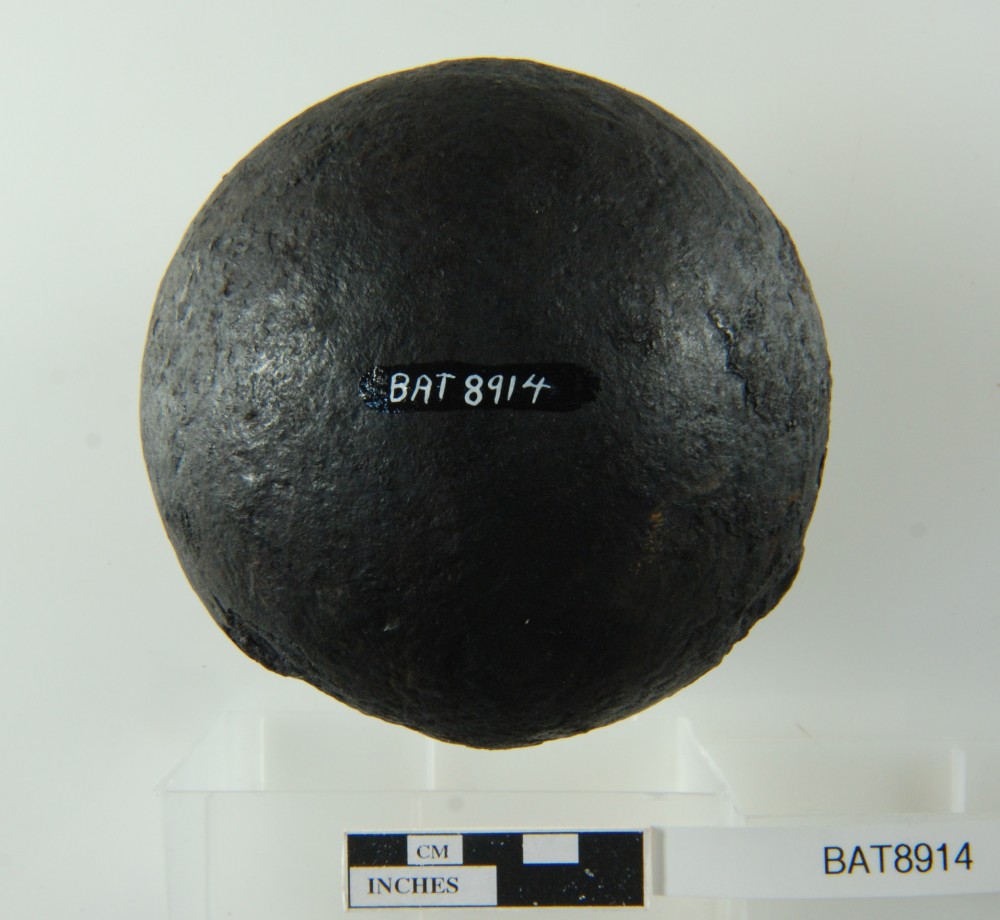 BAT8914 Armament artefact recovered from Batavia
